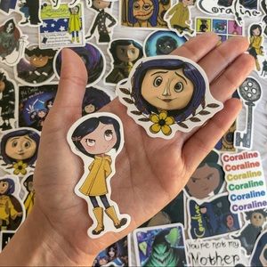 25 random Caroline stickers.